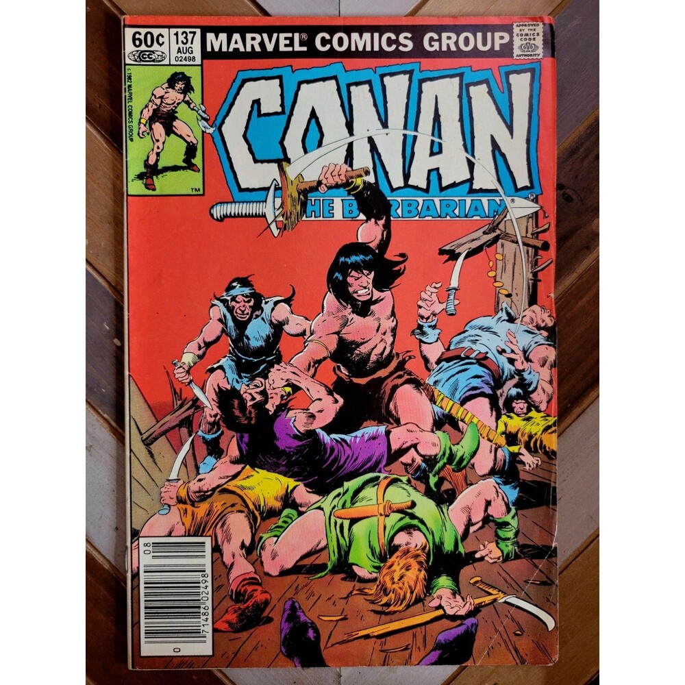 Conan The Barbarian #137 Newsstand (Marvel 1982) Buscema Cover, Alcala Art (5.0)